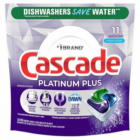 CASCADE DISHWASHER POD FRSH 11PK 80375063